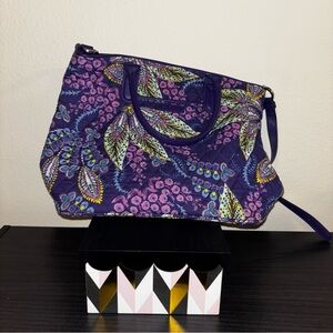 Vera Bradley Floral Purple Crossbody Bag